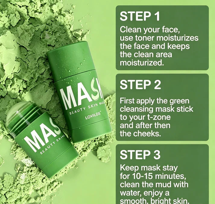 Aroxens  Green Tea Deep Cleanse Mask Stick