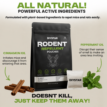 Natural Rodent Repellent Pouches