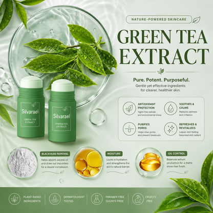 Silvarael® Green Tea Pore Reset Mask Stick