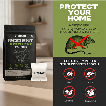 Natural Rodent Repellent Pouches